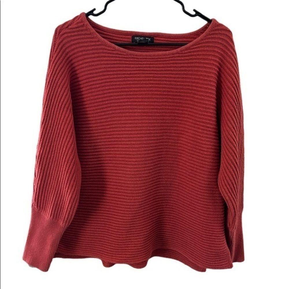 Rachel Zoe Rust Red Knit Sweater